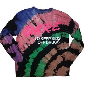 D.A.R.E. To Keep Kids Off Drugs Tie-Dye Long Sleeve Medium